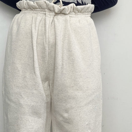 Old dog club pants / FROST ECRU / ウエストギャザースウェット
