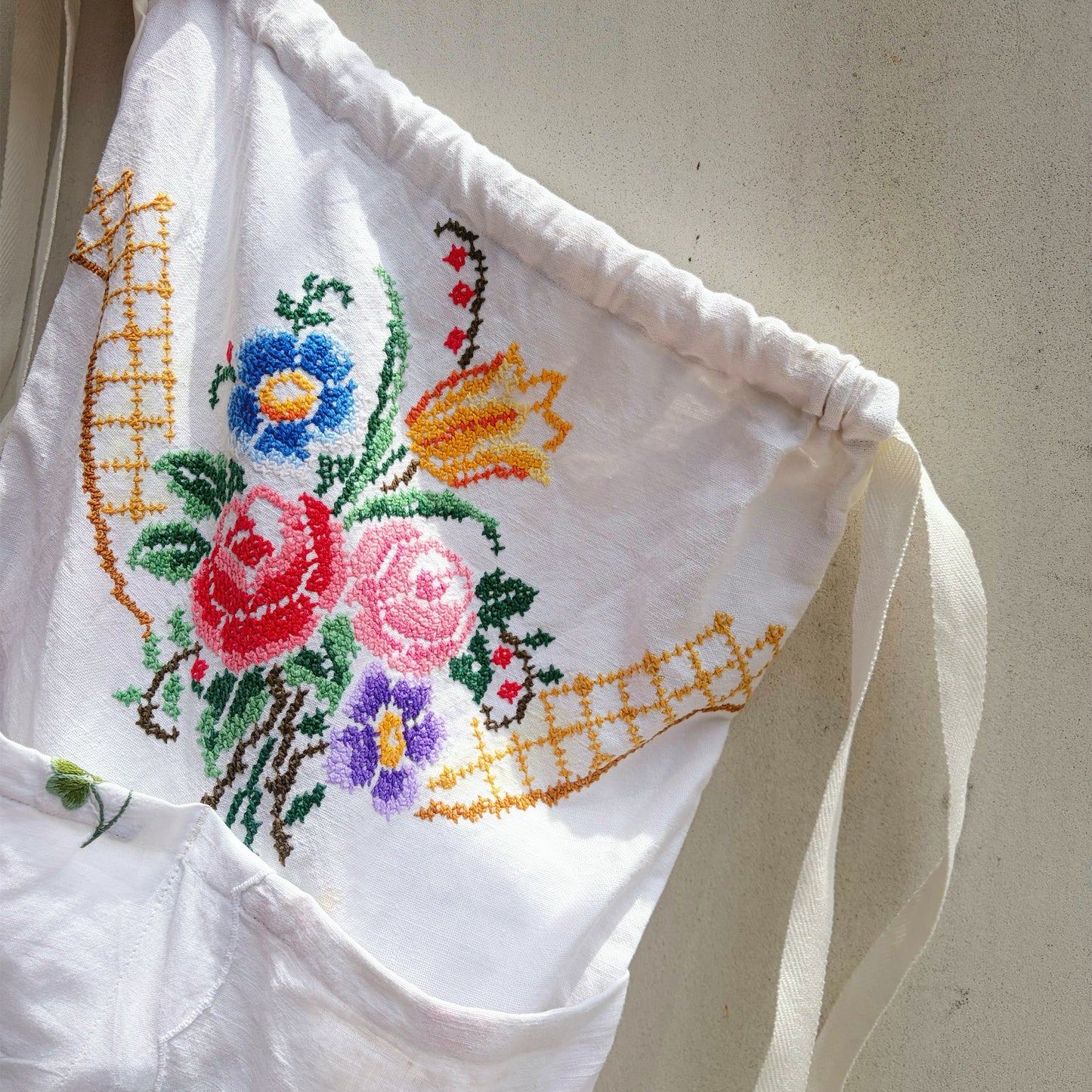 TABLECLOTH drawstring backpack / テーブルクロスバックパック