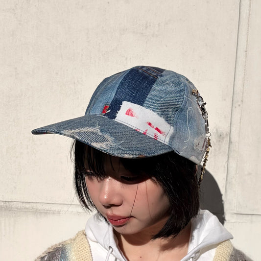 TROMPE L'OEIL DENIM CAP JUV