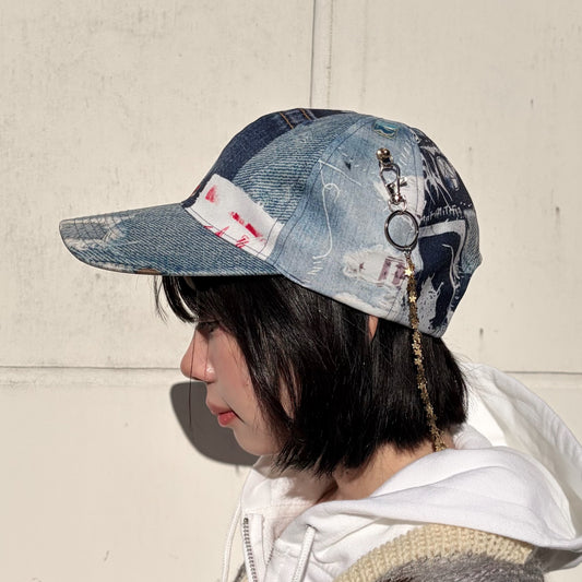 TROMPE L'OEIL DENIM CAP JUV