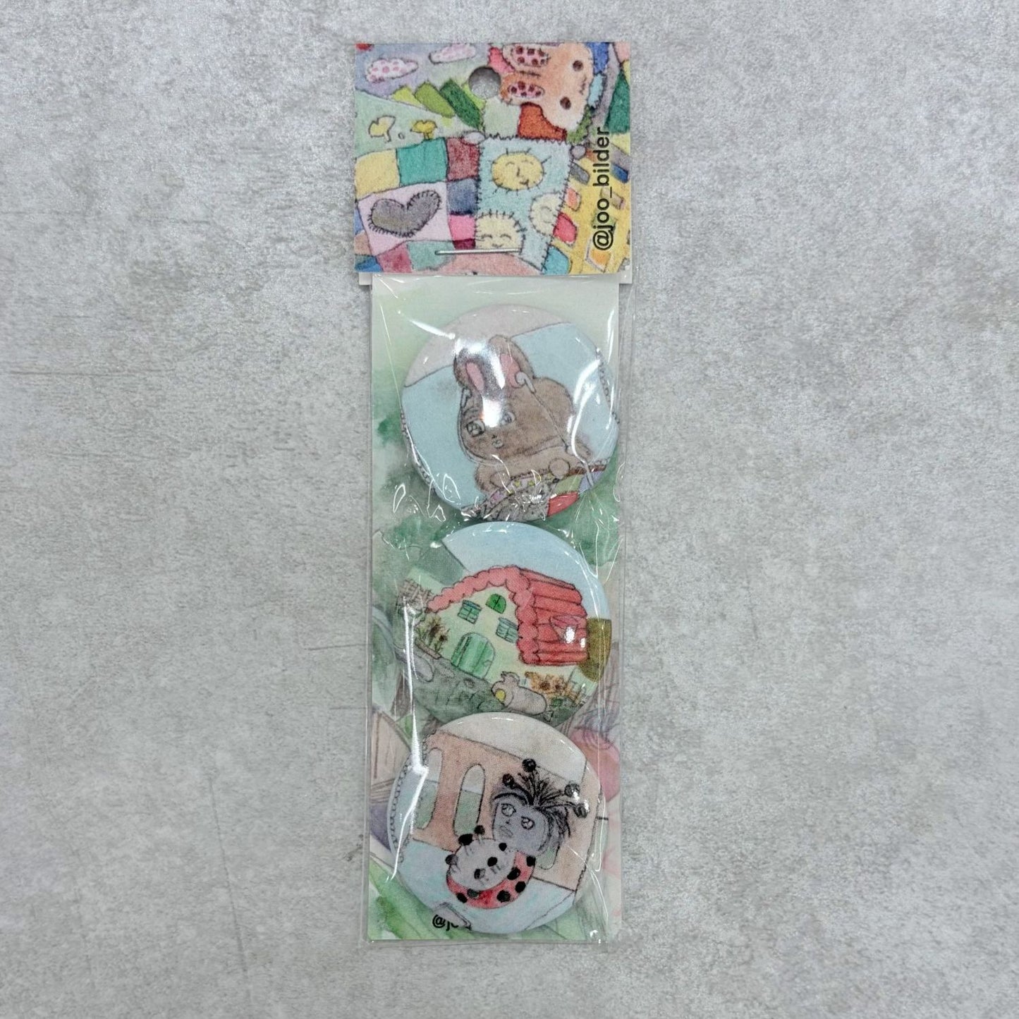 【Joo Young Kim】Pin badge set(3pcs) SetB / バッジ