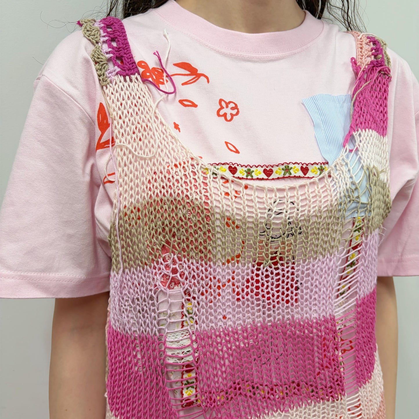 Pink knit tank top / pink / ピンクニットタンクトップ | シープ