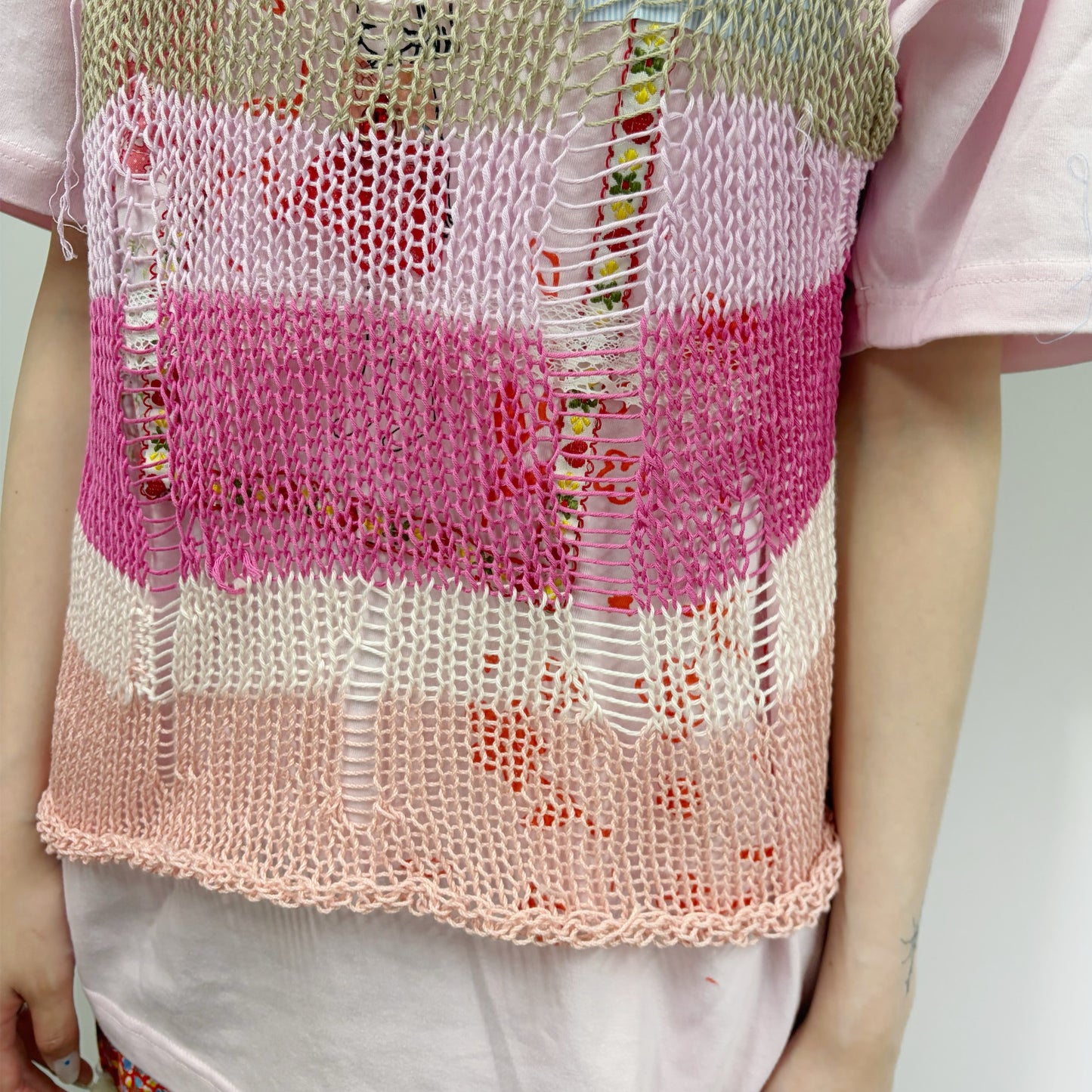THESHISHIKUI ニットキャミ P.PINK タンクトップ THESHISHIKUI ニットキャミ P.PINK タンクトップ シシクイ 【公式通販】