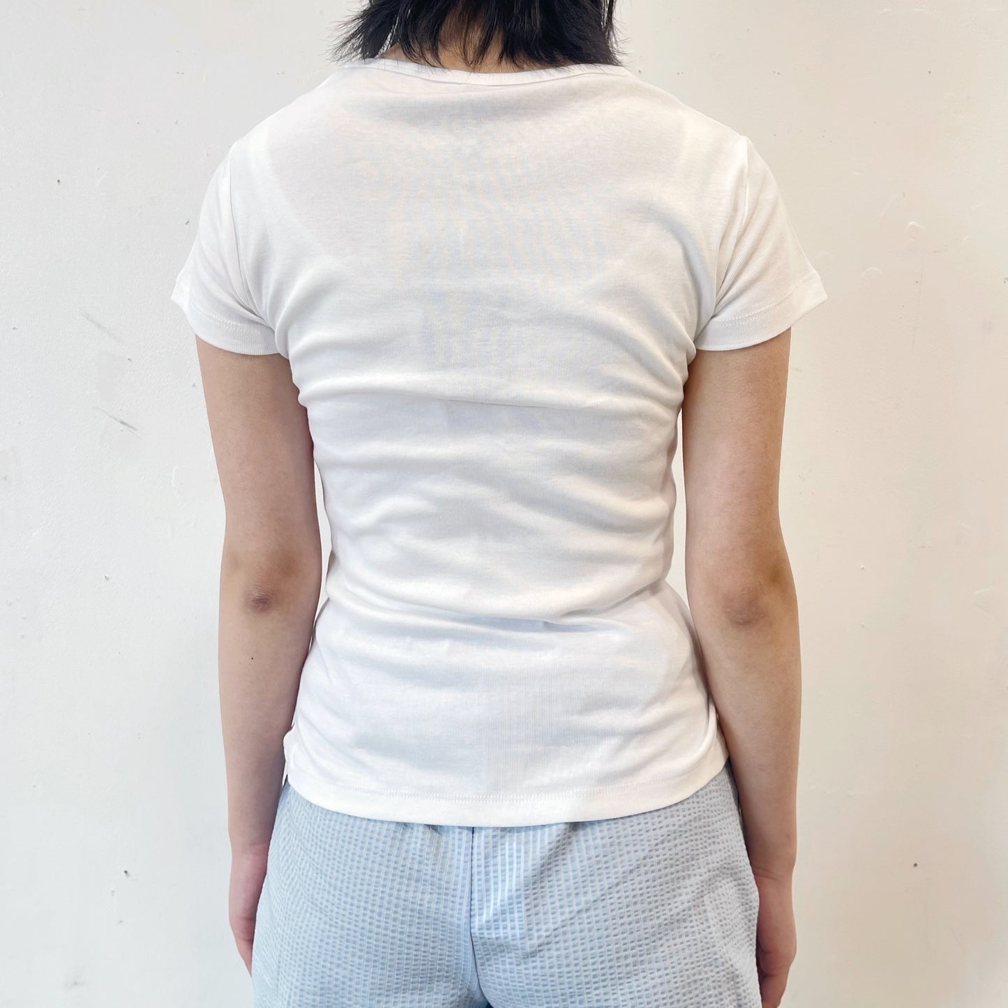 Flower Print Tshirt / White / グラフィックTシャツ