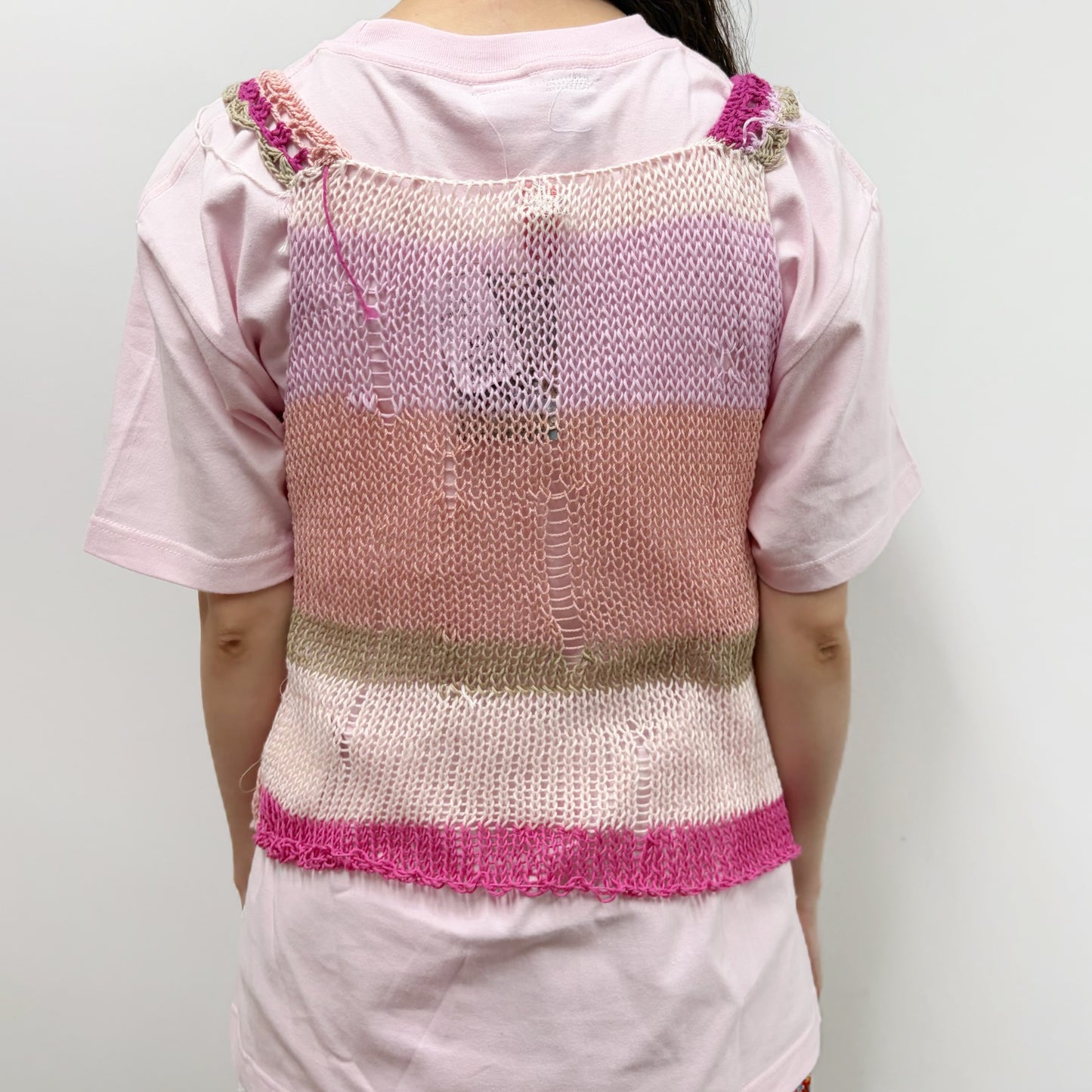 Pink knit tank top / pink / ピンクニットタンクトップ | シープ