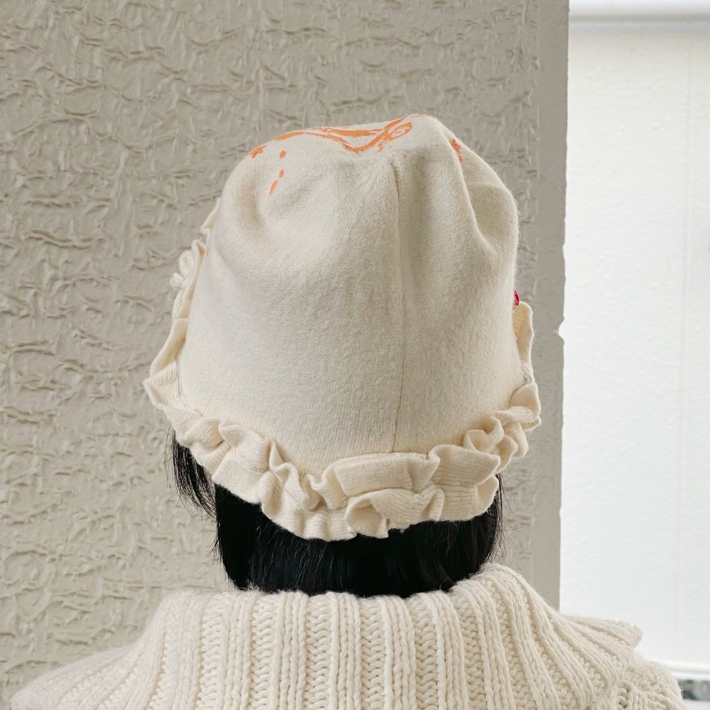 【SHEEP SOUVENIR】sheep vs winter knit cap / white / ニットキャップ