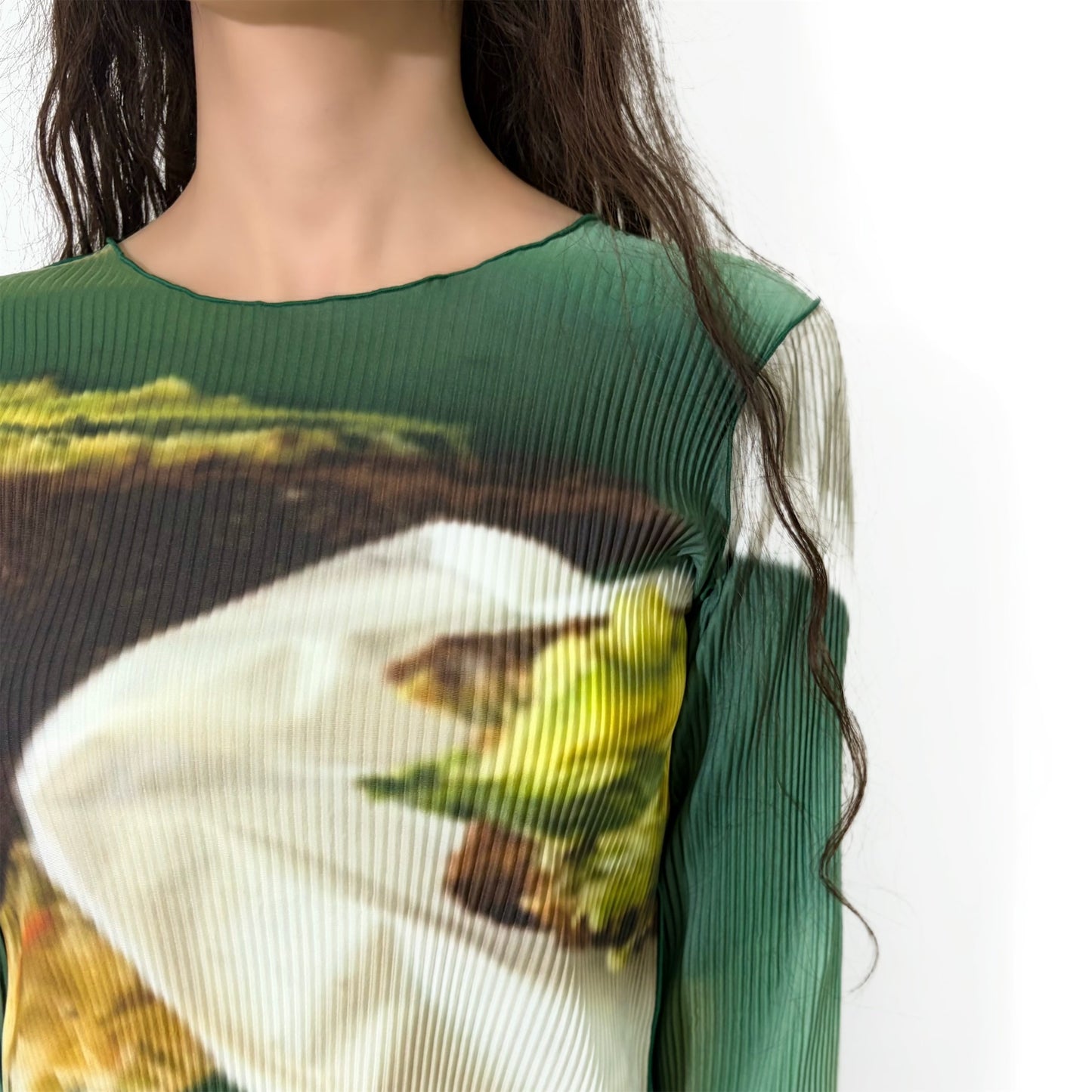 FOOD GRAPHIC TINY TOP GAL / AVOCADO SANDWICH / グラフィックプリーツトップ