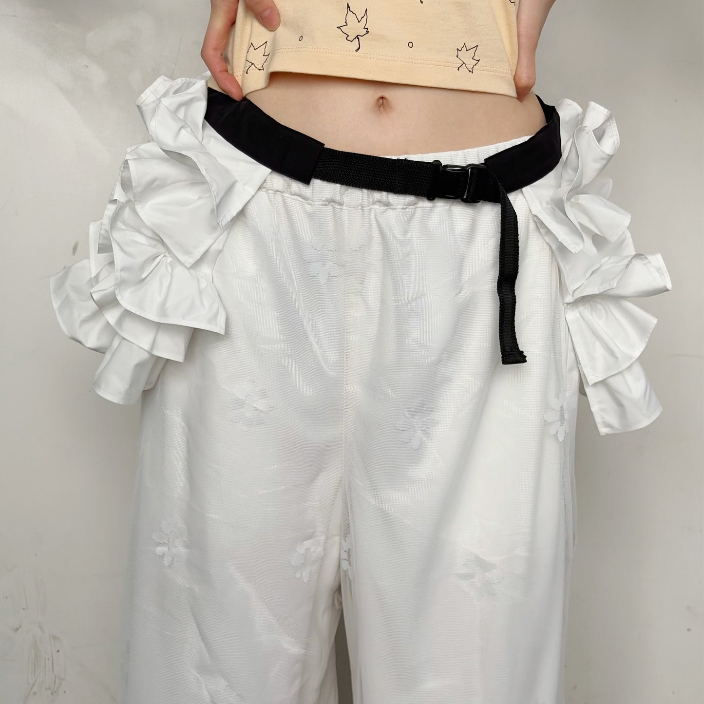 FRILL BELT / WHITE / フリルベルト