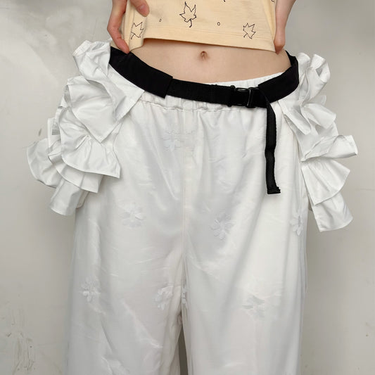FRILL BELT / WHITE / フリルベルト