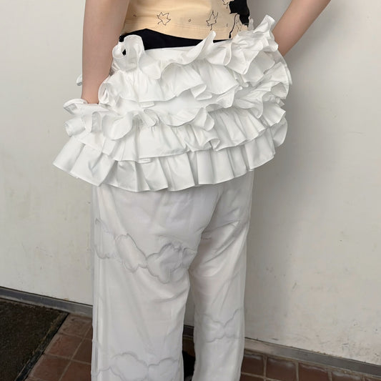 FRILL BELT / WHITE / フリルベルト