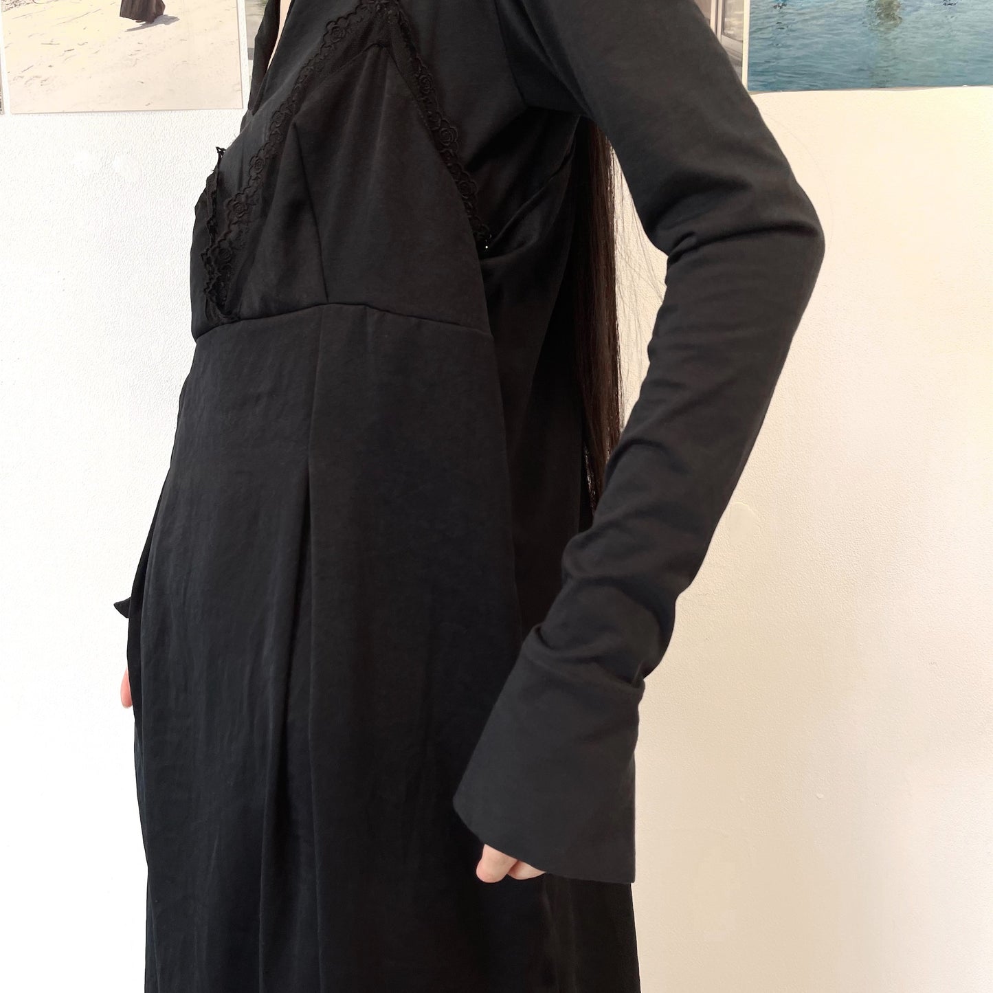 Nancy camisole dress / BLACK / キャミソールドレス
