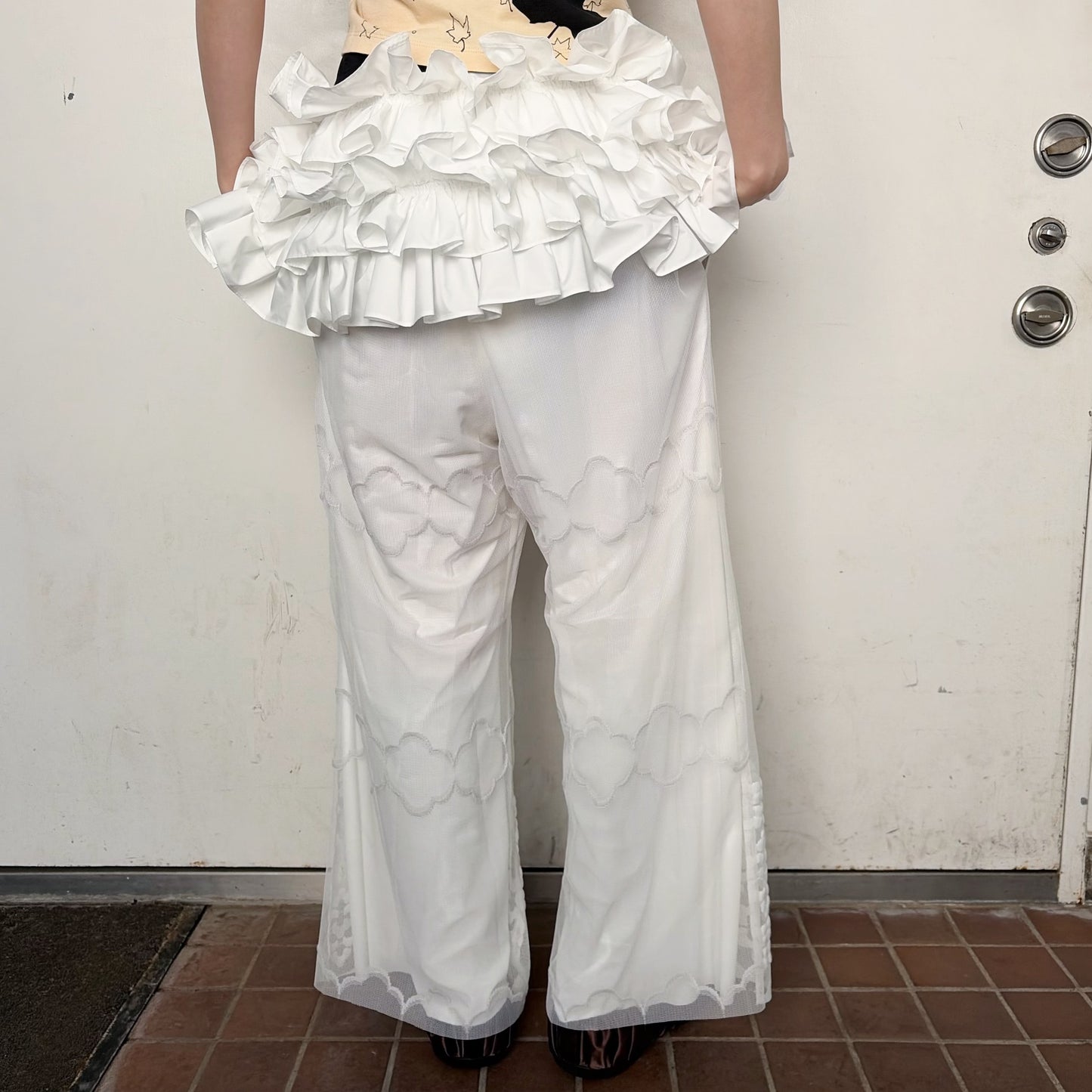 FRILL BELT / WHITE / フリルベルト