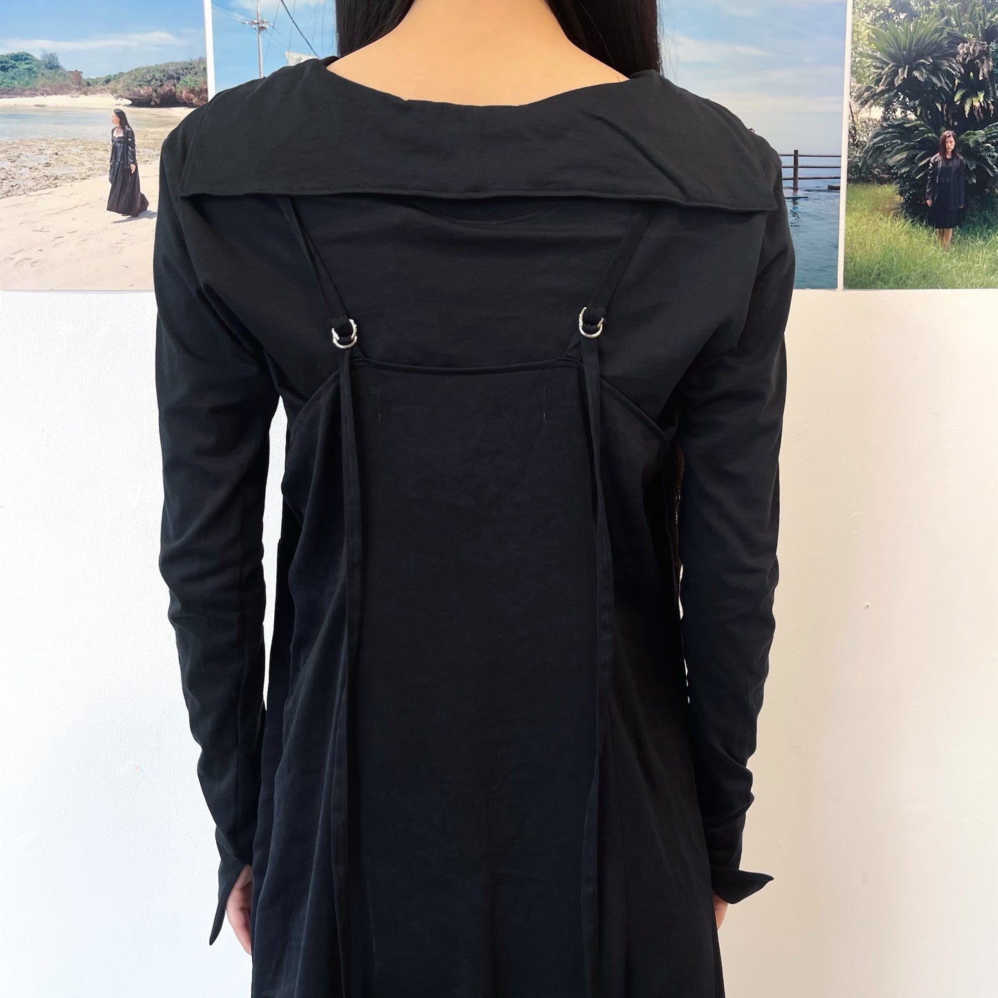 Nancy camisole dress / BLACK / キャミソールドレス