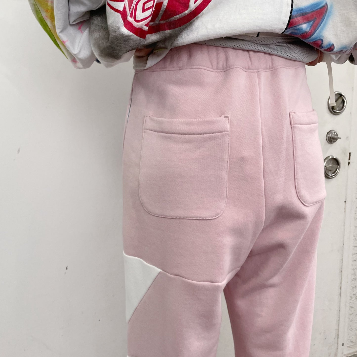 UNE UNE WIDE FLARE PANTS / PINK / ワイドフレアパンツ | シープ