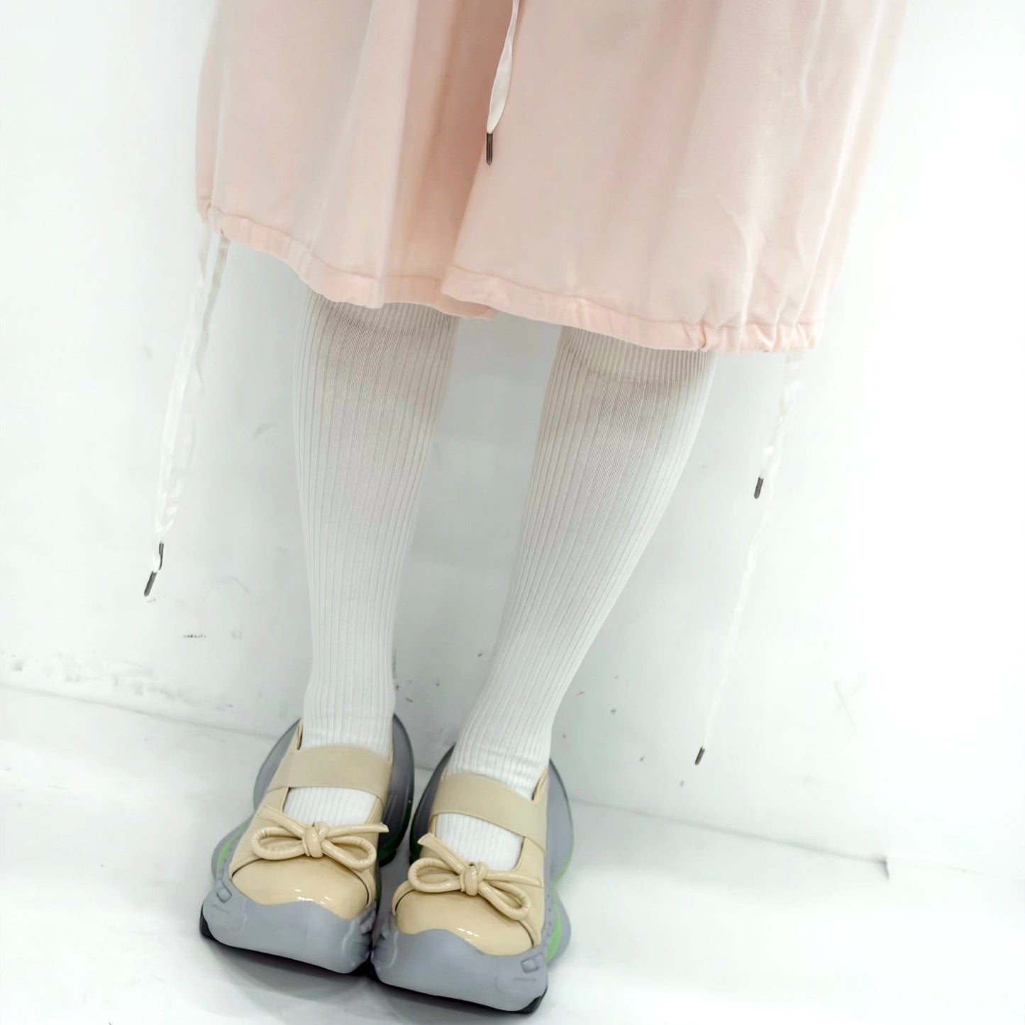 [fa.er.ie] lace-up half pants / pink / レースアップハーフパンツ