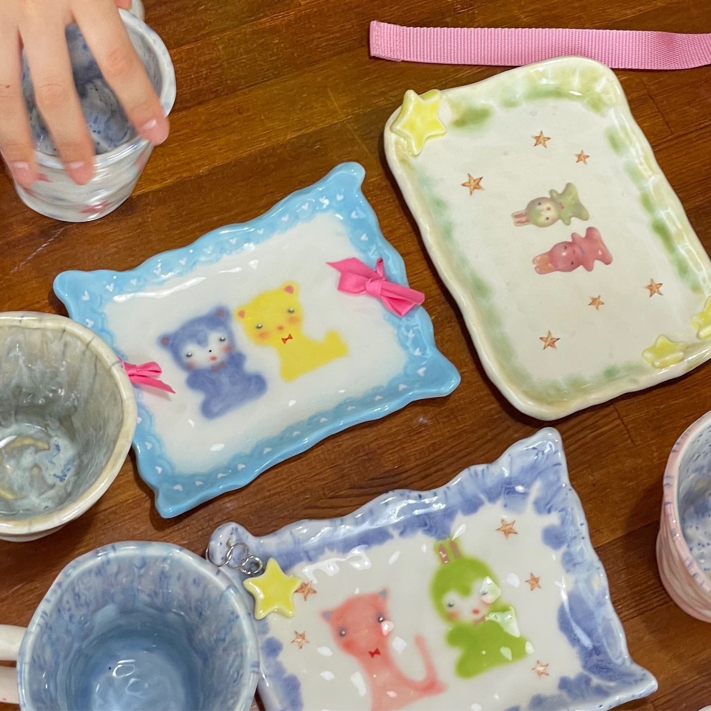 Selma & sophie star tray / ねことうさぎのスタートレイ