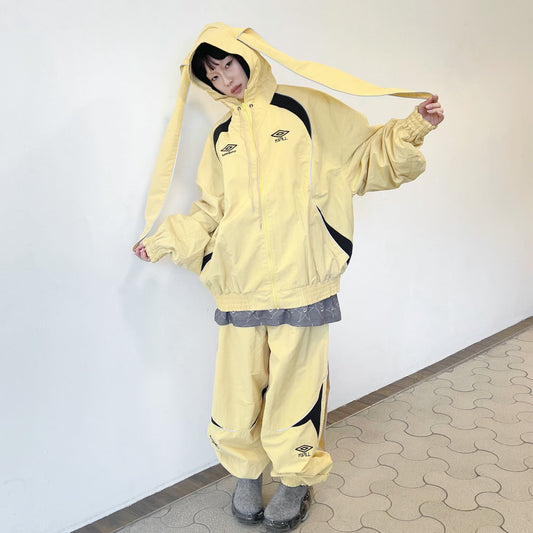 BUNNY TRACK PANTS UMBRO COLLABORATION / YELLOW / バニートラックパンツ