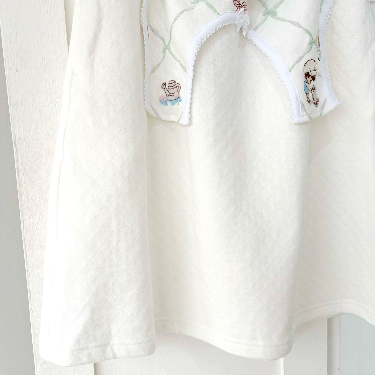 HOMEWEAR SKIRT / WHITE / 刺繍スカート