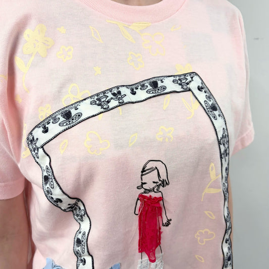 Megumi Okubo doll tshirts / D / 大久保惠コラボレーションTシャツ