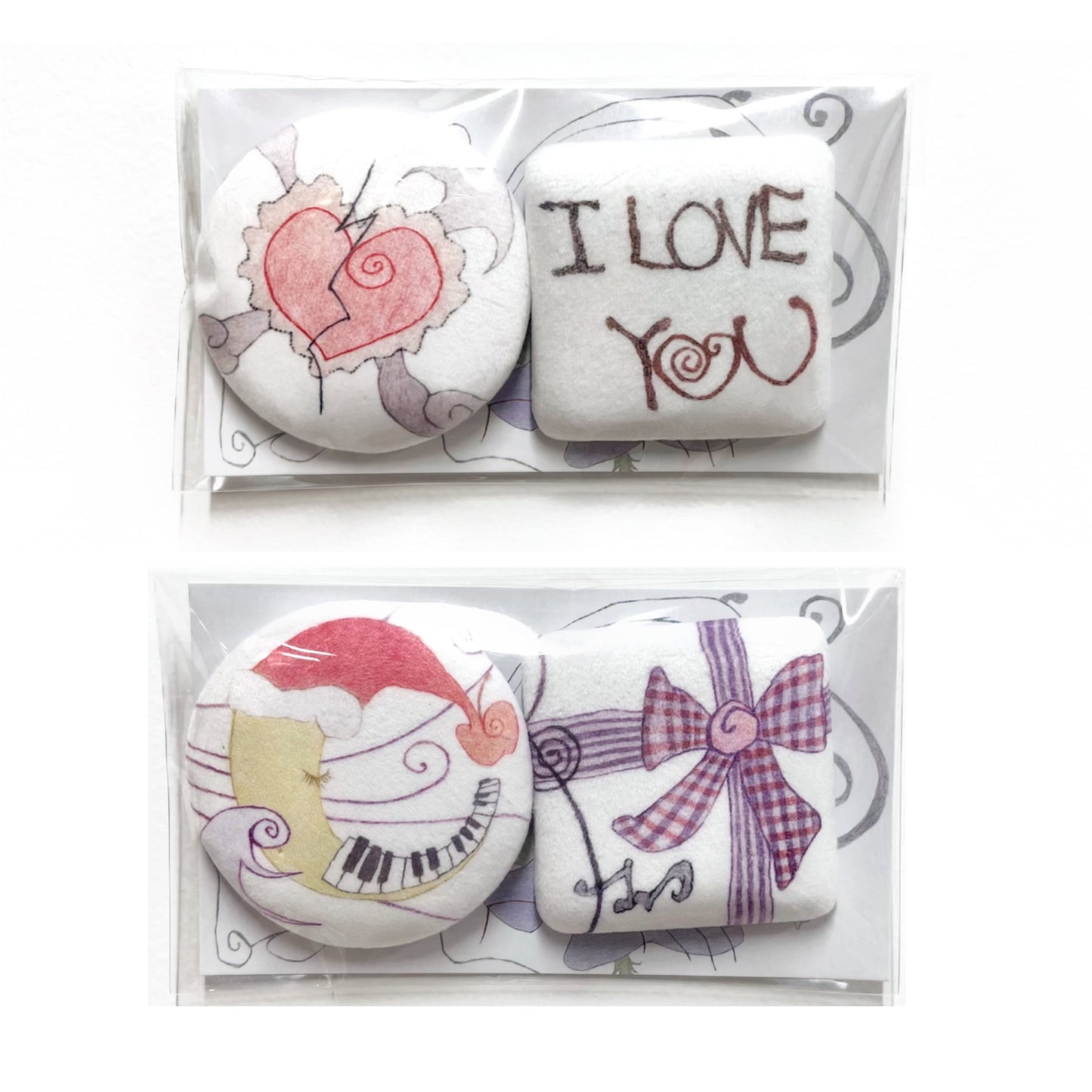 【ehaesun】winter sonata pin set / バッジ