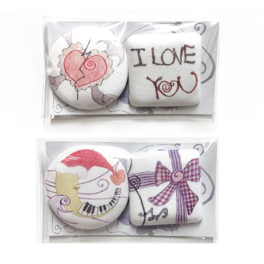 【ehaesun】winter sonata pin set / バッジ