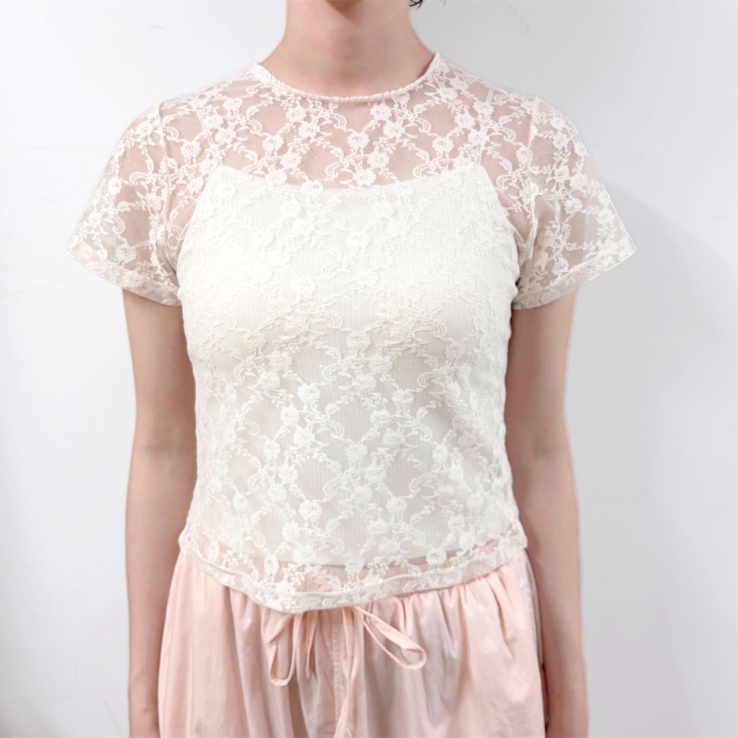 Mimi T-shirt / Lace / レースTシャツ