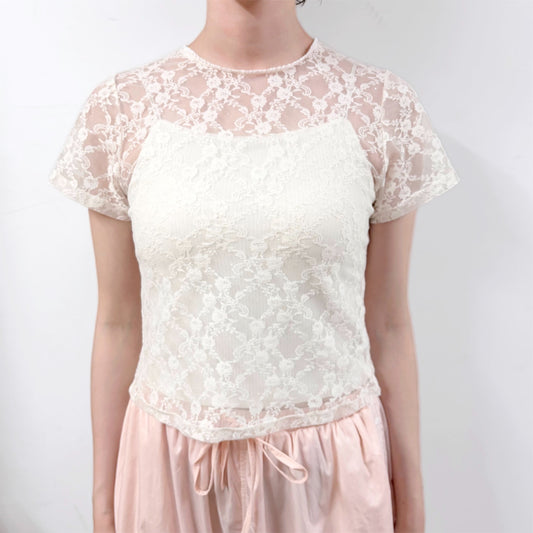 Mimi T-shirt / Lace / レースTシャツ