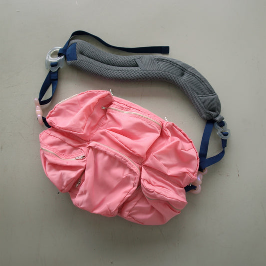 【SHEEP LIMITED】 MIKIOSAKABE 7pokets bag / Pink×Navy×Pink / ショルダーバッグ