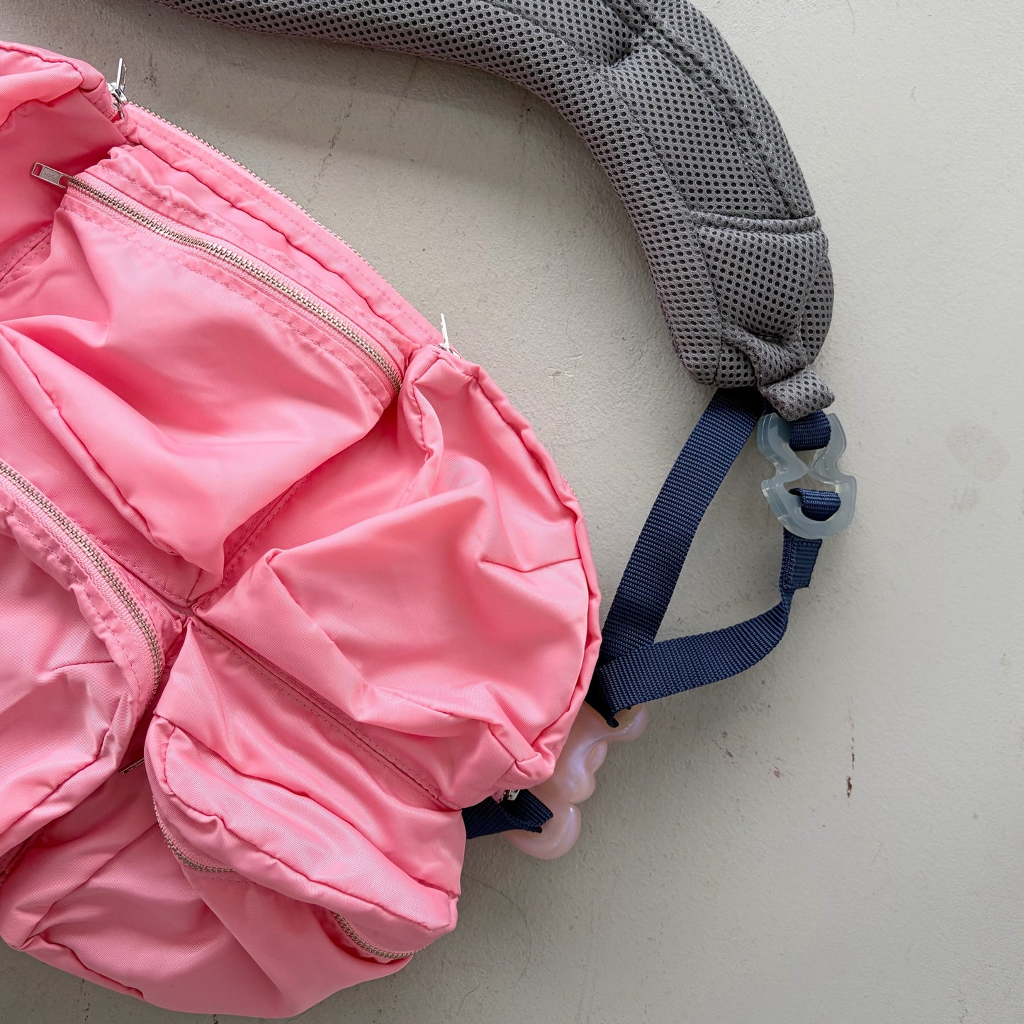 【SHEEP LIMITED】 MIKIOSAKABE 7pokets bag / Pink×Navy×Pink / ショルダーバッグ