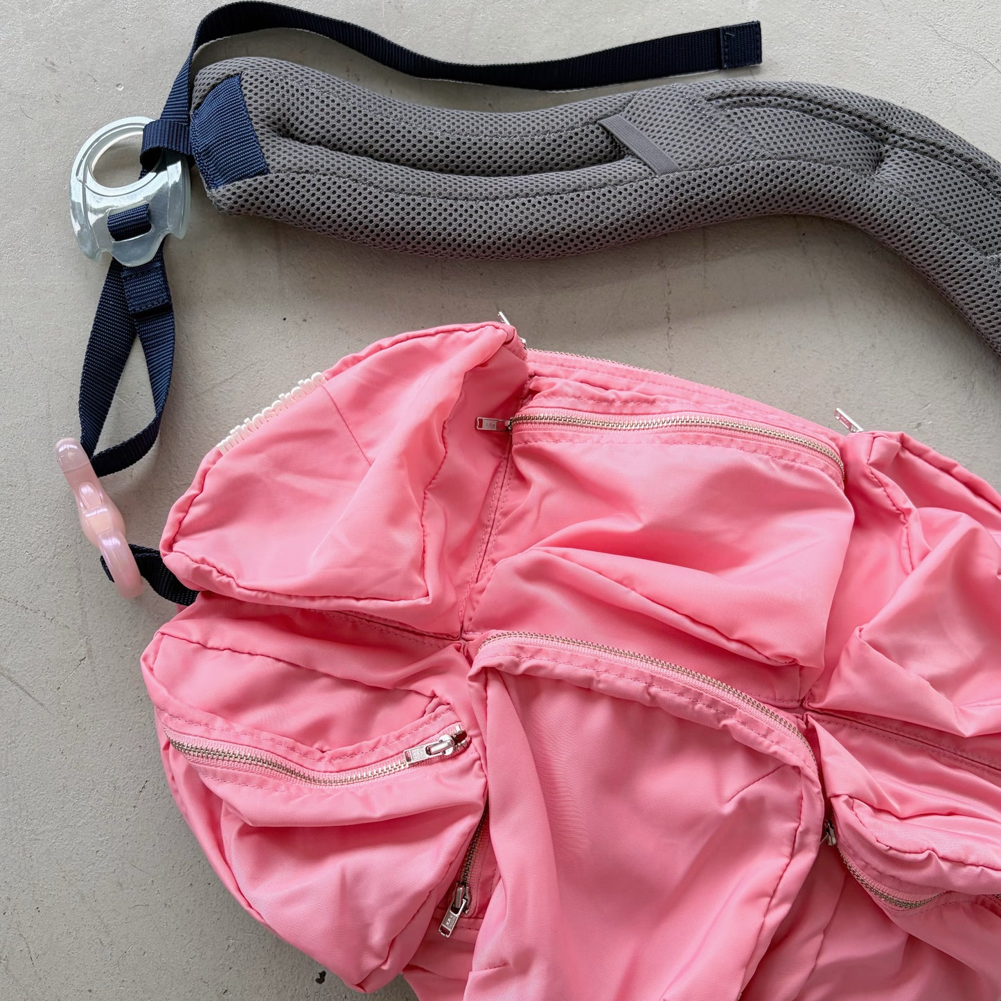 【SHEEP LIMITED】 MIKIOSAKABE 7pokets bag / Pink×Navy×Pink / ショルダーバッグ