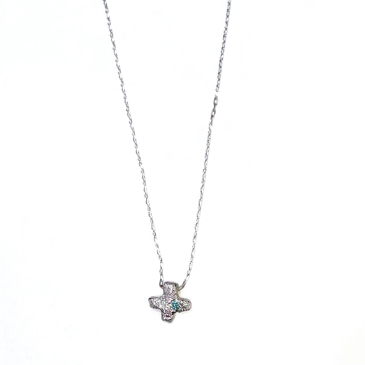 cross necklace / zirconia / クロスネックレス