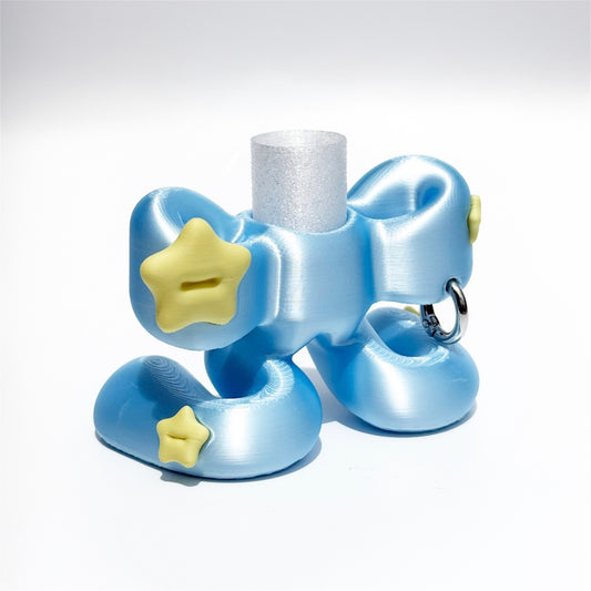 STAR RIBBON Candle/Incense Holder / SKY BLUE / スターリボンキャンドル/お香立て