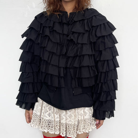 Frill Jacket / Black / フリルジャケット