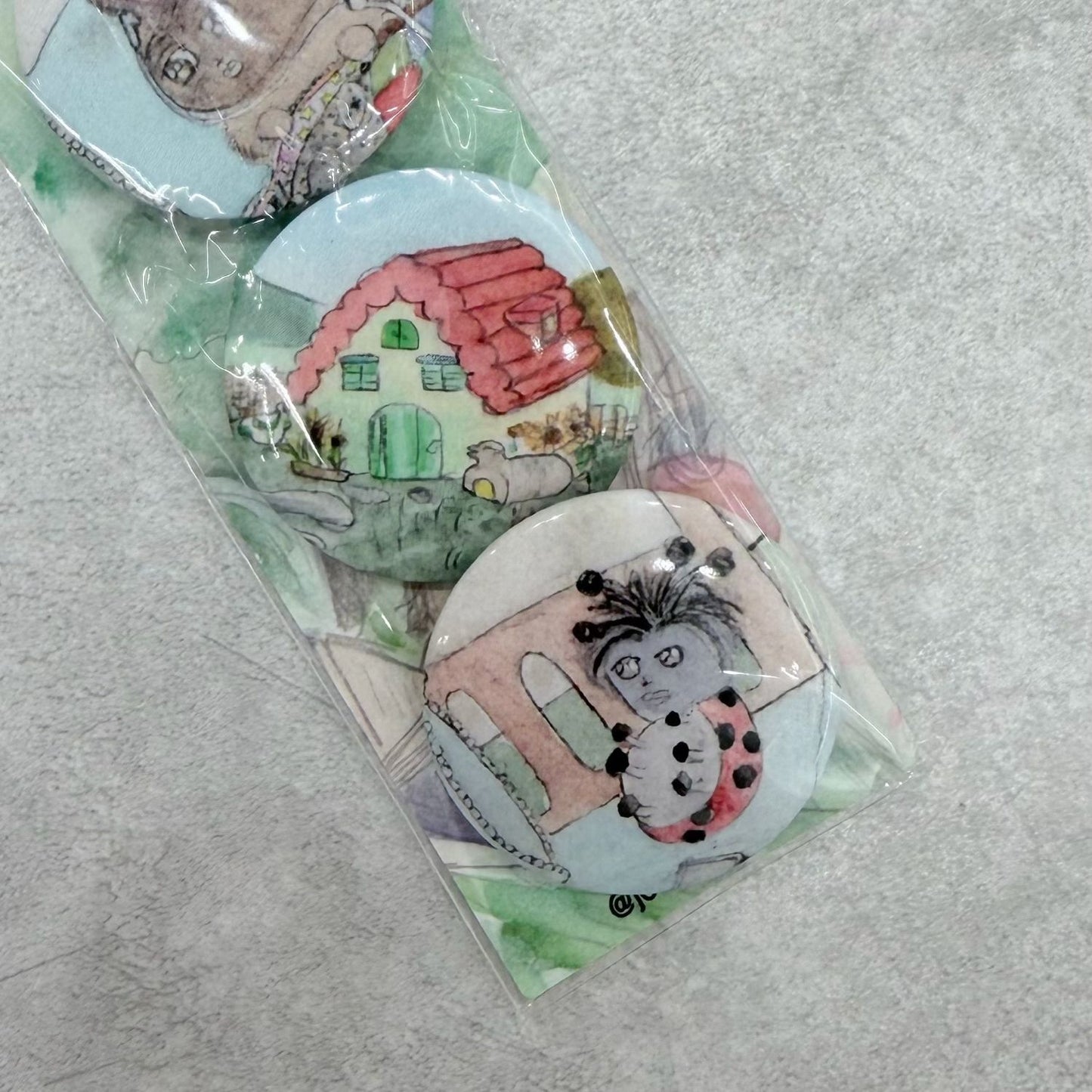 【Joo Young Kim】Pin badge set(3pcs) SetB / バッジ