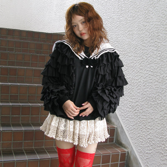 Frill Jacket / Black / フリルジャケット