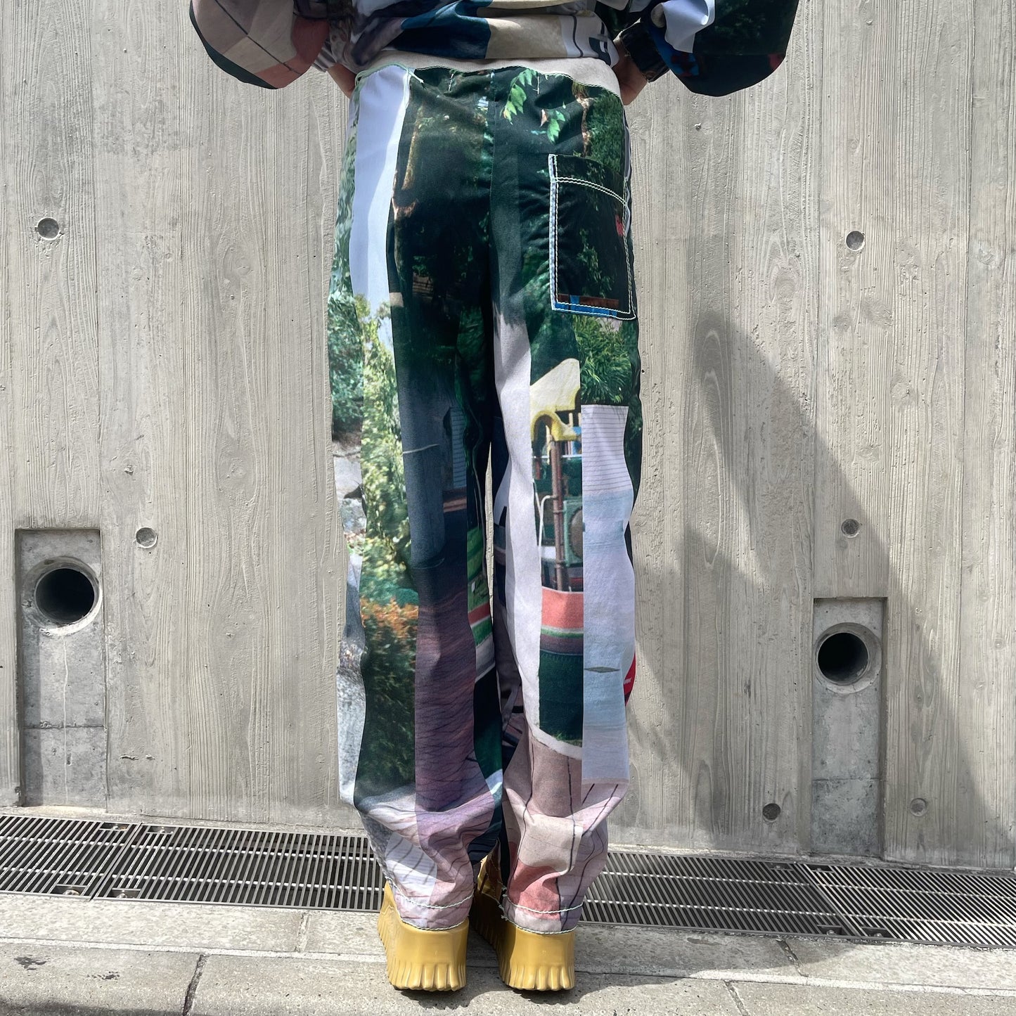 photo stripe pants / フォトストライプパンツ