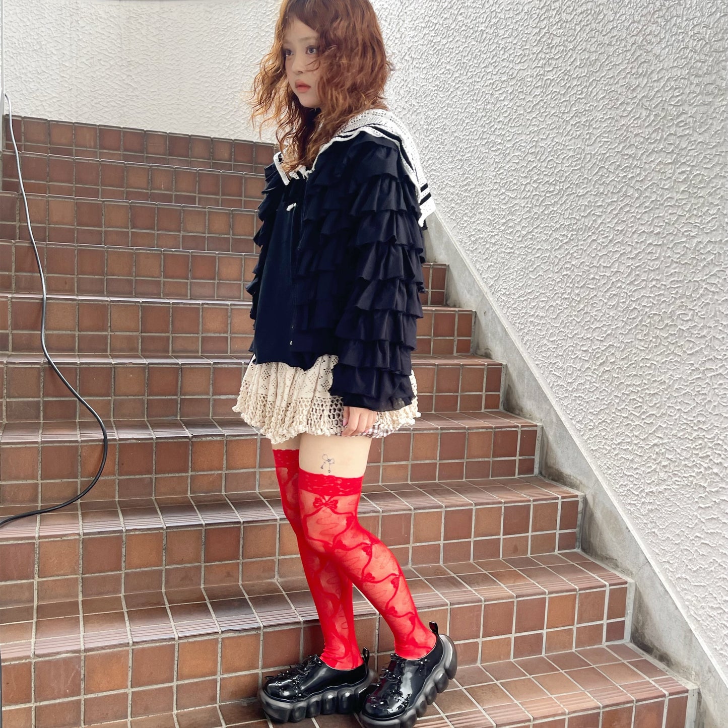 Frill Jacket / Black / フリルジャケット