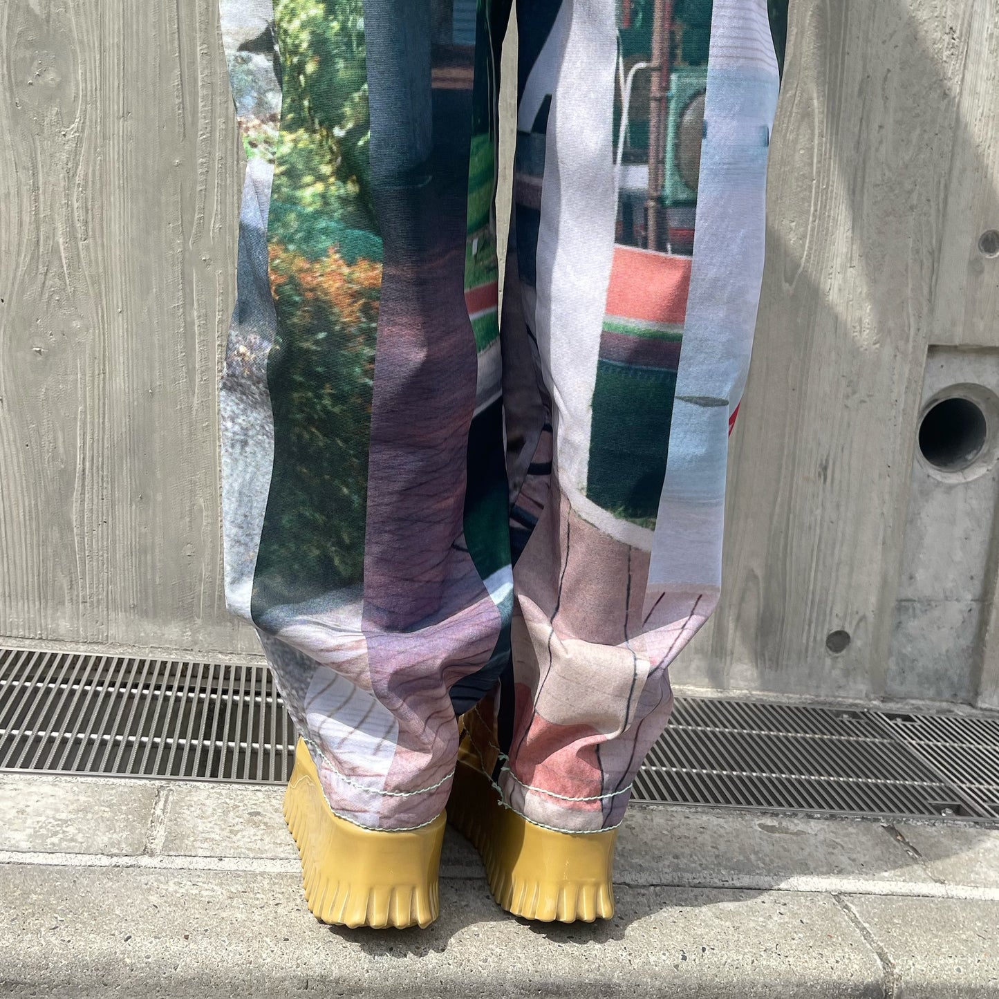 photo stripe pants / フォトストライプパンツ