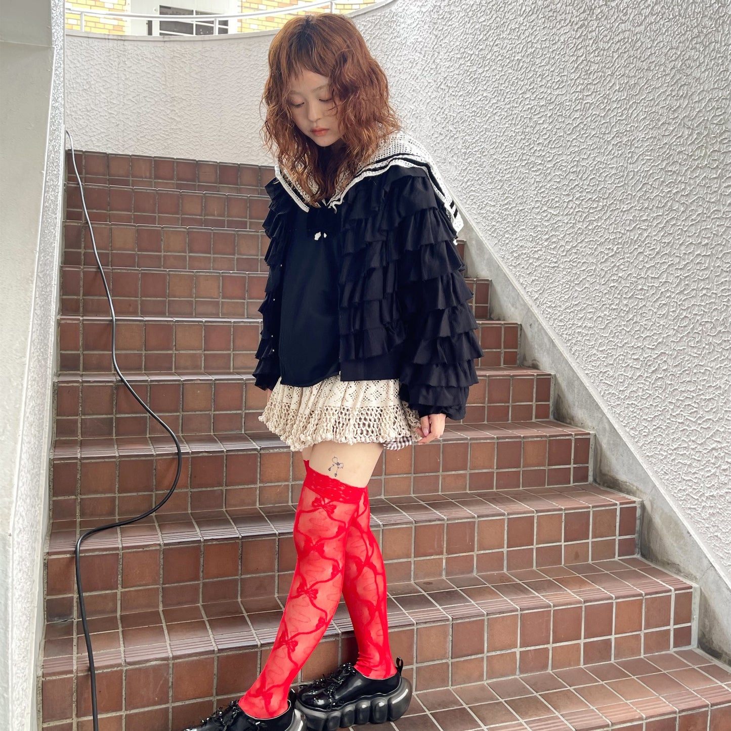 Frill Jacket / Black / フリルジャケット