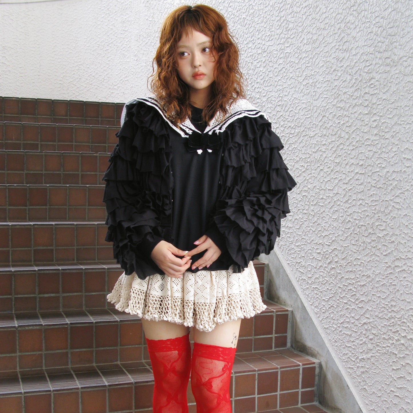 Frill Jacket / Black / フリルジャケット