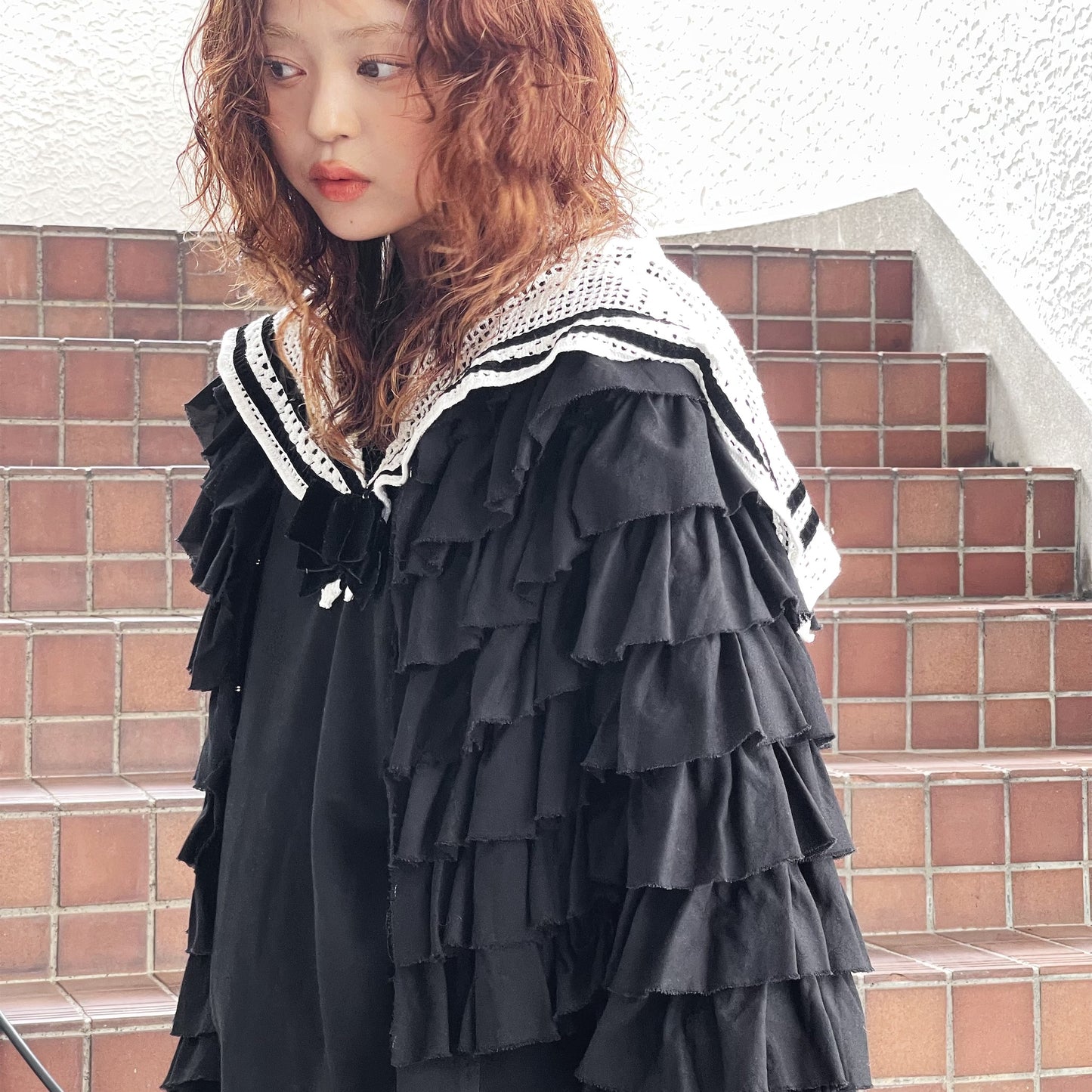 Frill Jacket / Black / フリルジャケット
