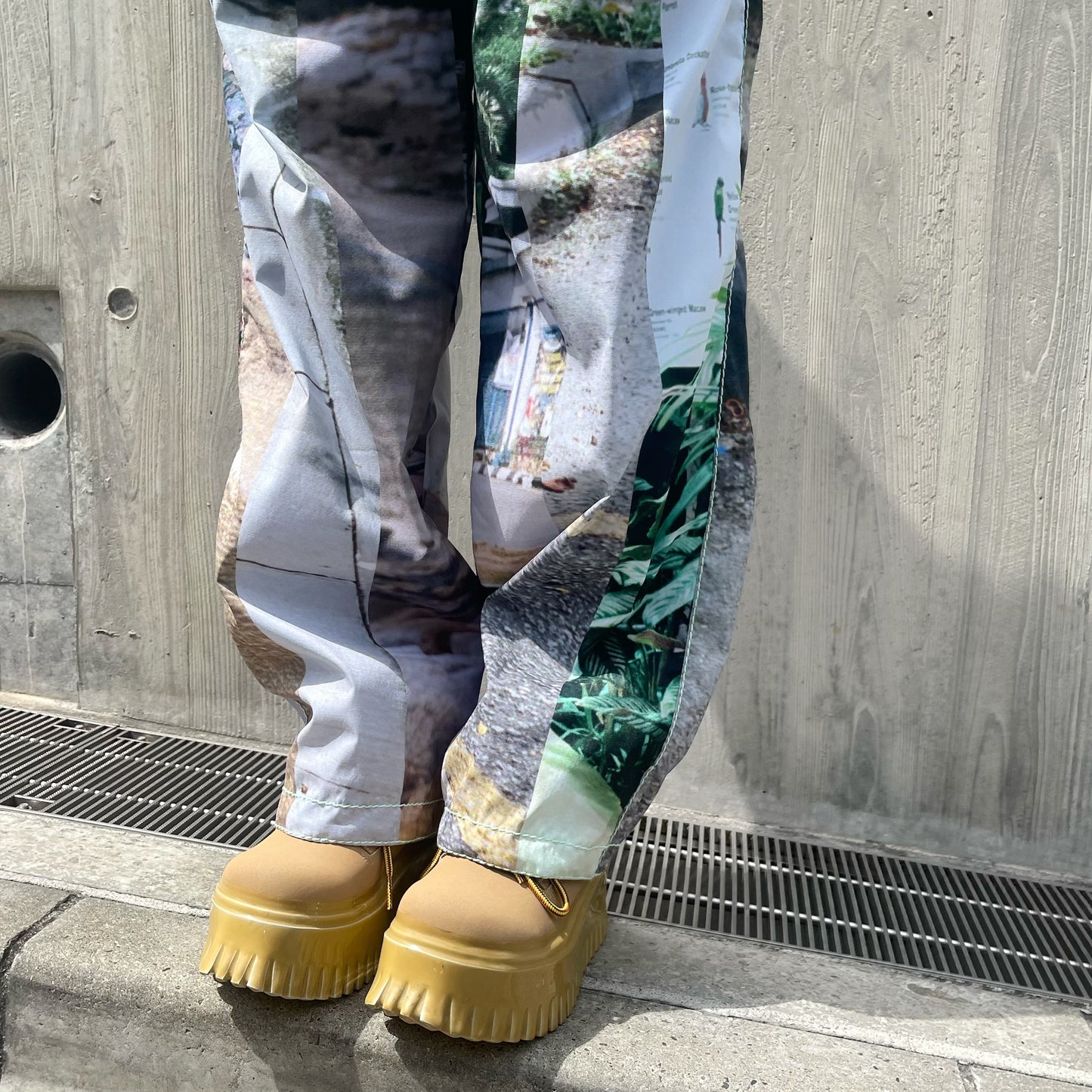 photo stripe pants / フォトストライプパンツ