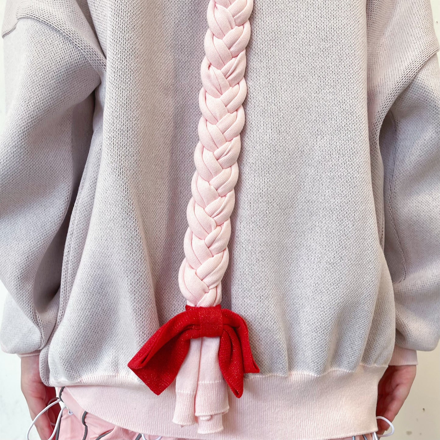 MEDICAL BRAID PULLOVER KNIT / PINK / グラフィックニット