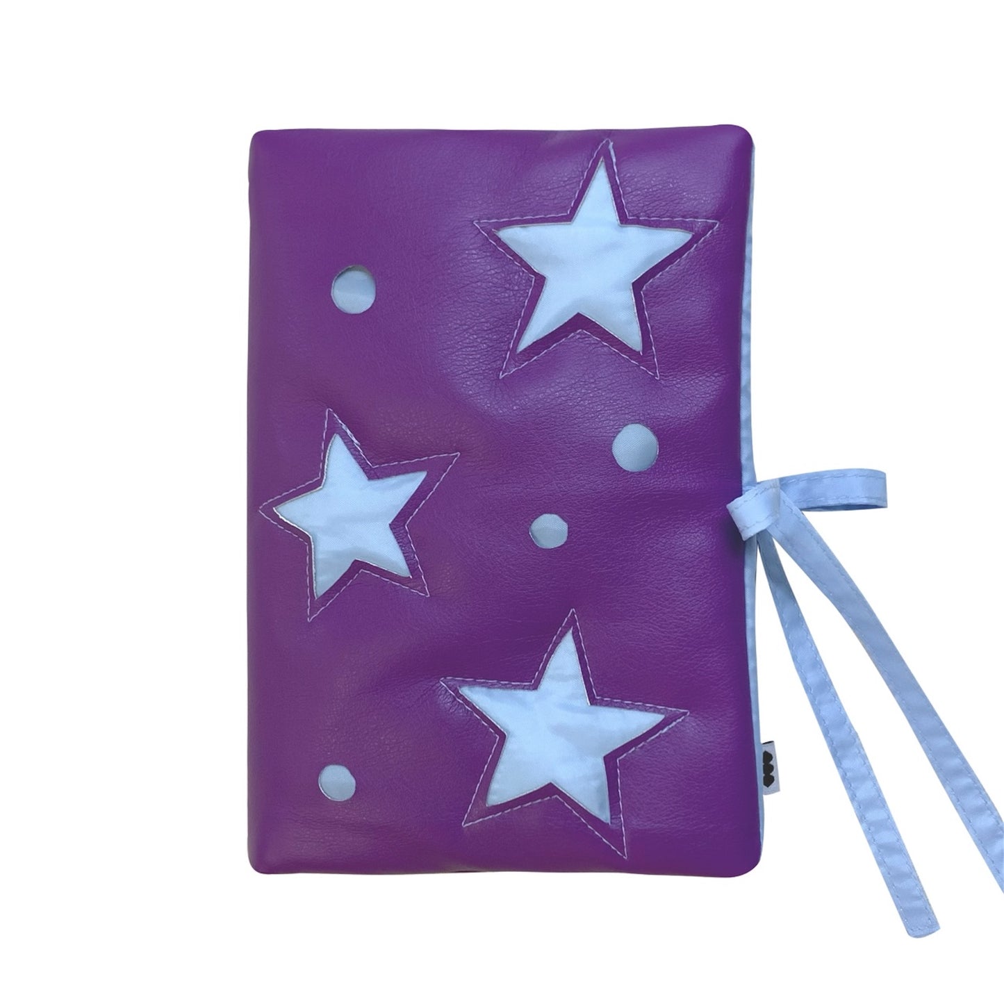 Jumping Star Book / sky×purple / ノート付きブックカバー