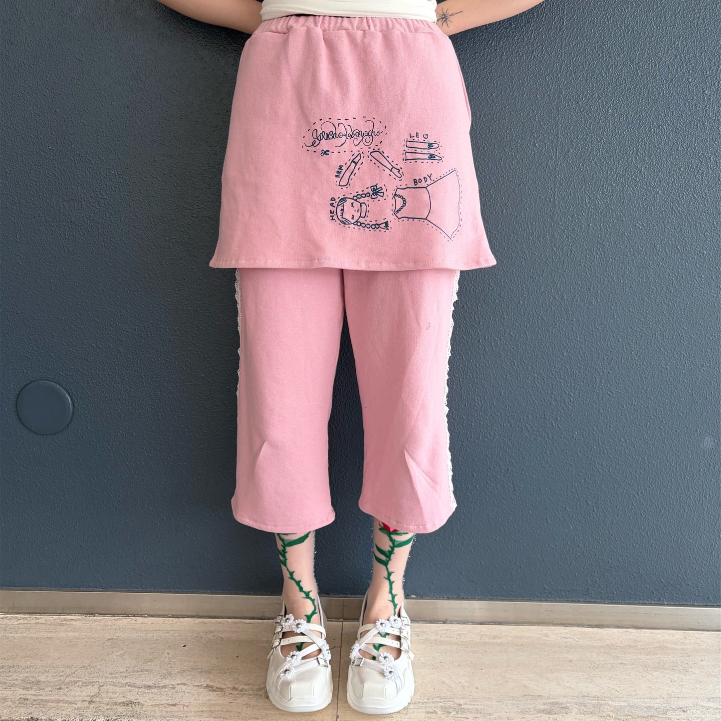 Skirt pants / Pink / スカートパンツ