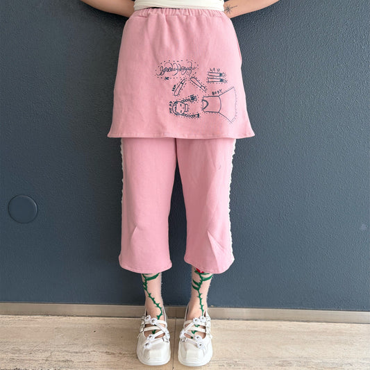 Skirt pants / Pink / スカートパンツ