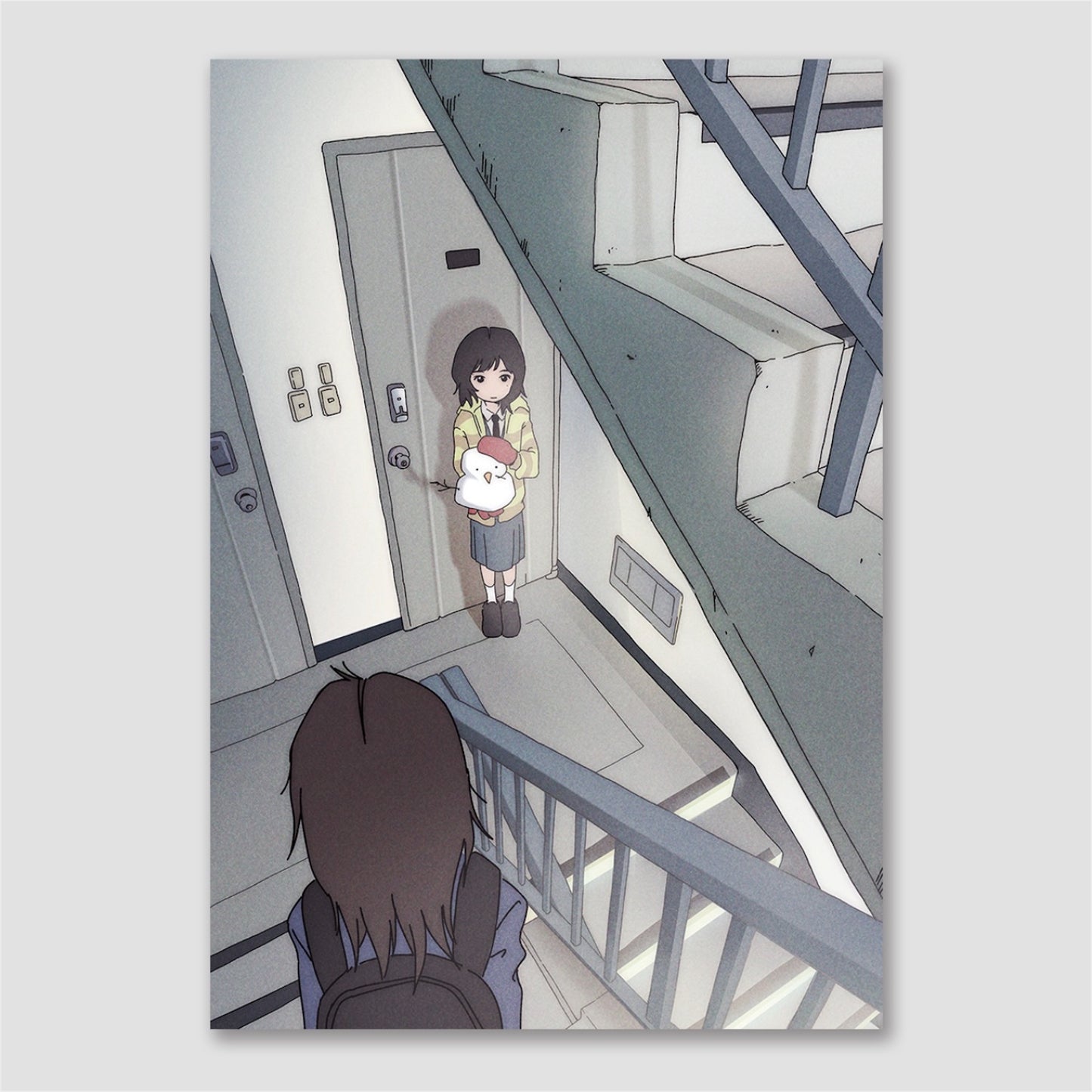 【JUBA】Post card - On the way going to school / ポストカード