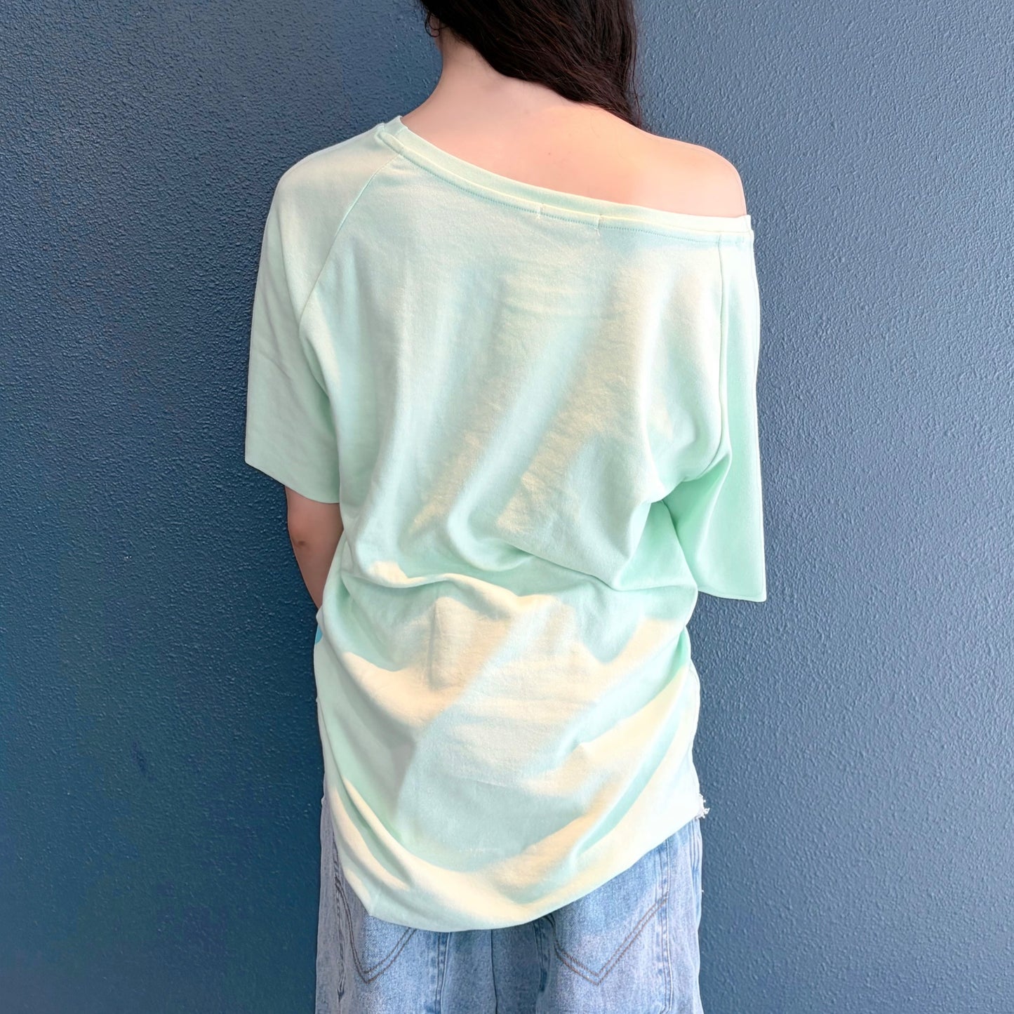 [fe.3] loose logo t-shirt / apple mint / ルーズロゴTシャツ