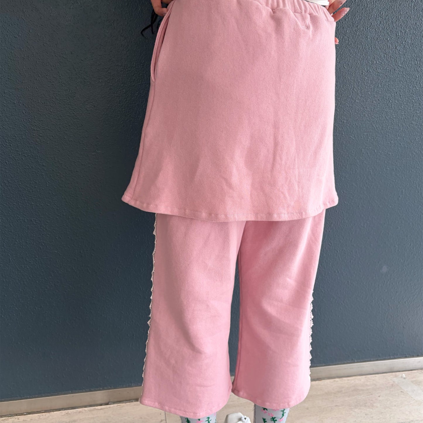 Skirt pants / Pink / スカートパンツ