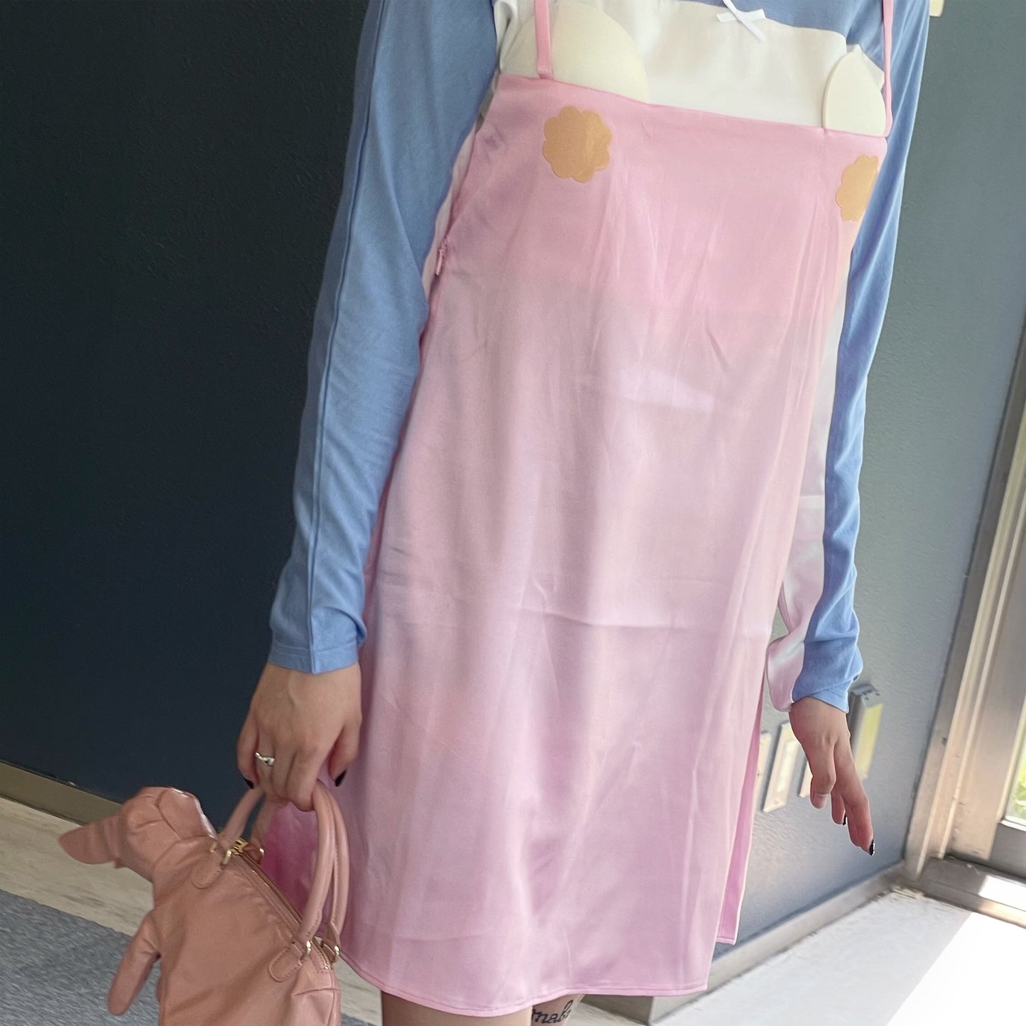 NIP DRESS / PINK / スリップドレス